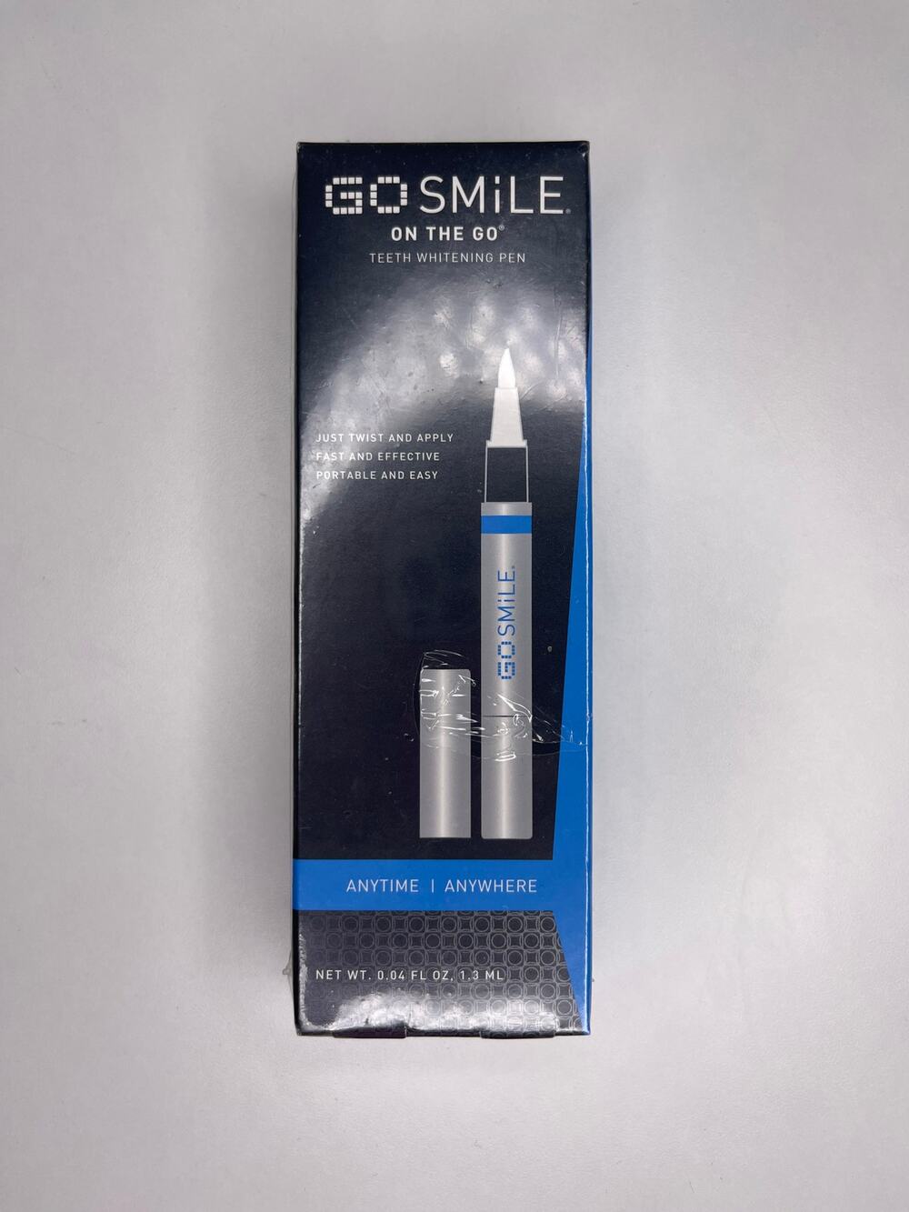 GO SMILE On The Go Teeth Whitening Pen .04 oz, Travel Dental Care, New + Sealed!